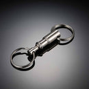 2 Pcs Detachable Pull Apart Key Rings Keychains