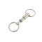 2 Pcs Detachable Pull Apart Key Rings Keychains