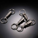 2 Pcs Detachable Pull Apart Key Rings Keychains