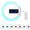 12 inches Digital LED Wall Mirror Temperture Alarm Clock