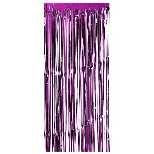 92 * 245cm Metallic Foil Fringe Curtain