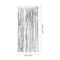 92 * 245cm Metallic Foil Fringe Curtain