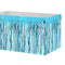 74 * 274cm Metallic Foil Fringe Table Skirt