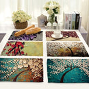 Oil Painting Pattern Polyester Placemat