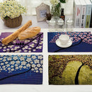 Oil Painting Pattern Polyester Placemat