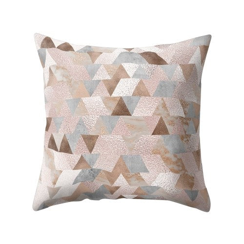 Colorful Pillowcase 45*45 Rosiest Geometric Marble Texture Pillow Case