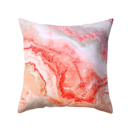 Colorful Pillowcase 45*45 Rosiest Geometric Marble Texture Pillow Case