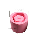 1Pcs Flowerpot Cement Vase Plant Cake Chocolate Silicone Mold