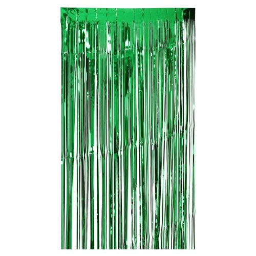 100 * 200cm Metallic Foil Fringe Curtain