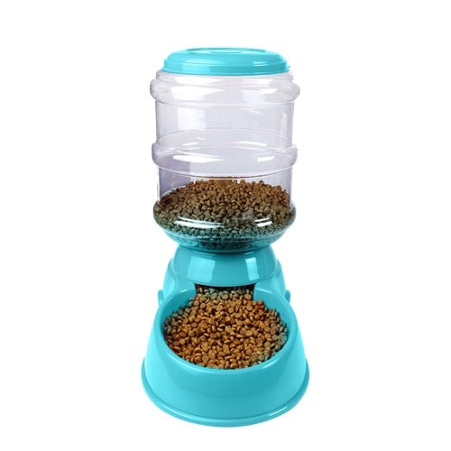 Automatic Pet Water Food Dispenser 3.5L Large Capacity Self-Dispensing Gravity