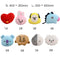 Lovely Cartoon BTS Soft Stuffed Pillow