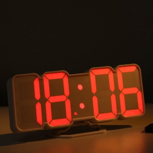 3D Wireless Remote Digital RGB LED Alarm Clock