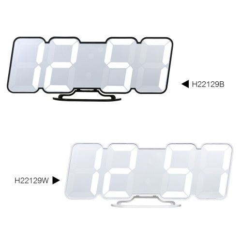 3D Wireless Remote Digital RGB LED Alarm Clock