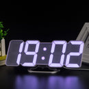 3D Wireless Remote Digital RGB LED Alarm Clock