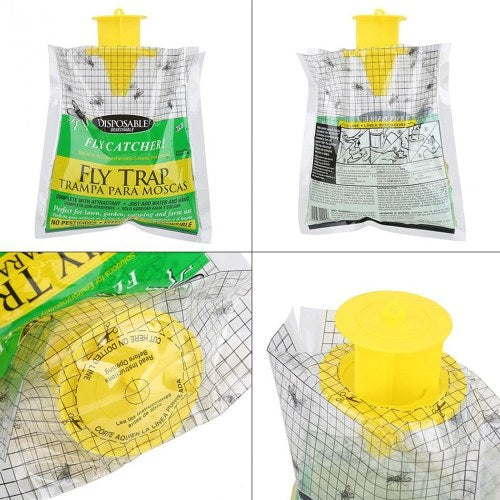 Disposable Fly Trap Catcher Practical Effective Pest Control Insect Trap