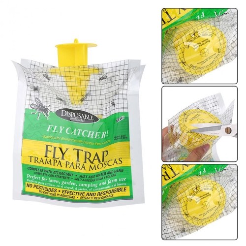 Disposable Fly Trap Catcher Practical Effective Pest Control Insect Trap