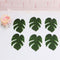 5Pcs Simulation Plant Silk Cloth Fake Palm Leaves Flower Arrangement Ornament