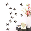 Mural Simulation 3D Butterfly Stereoscopic Hot Fashion Style Curtain Wall Sticker