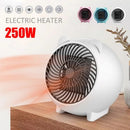 Mini 250W Space Heater Portable Winter Warmer Fan Personal Electric Heater