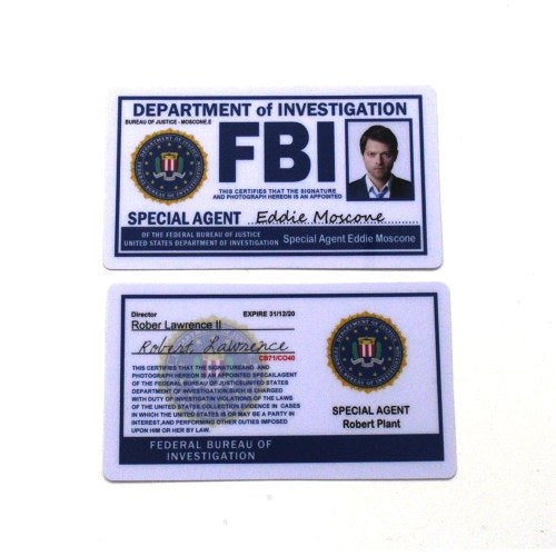 حامل بطاقات الشرطة من مجموعة FBI Cosplay