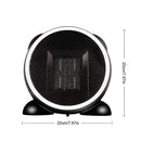 Electric Heater Fans 500W Portable Mini Ceramic Space Heater