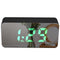 Digital Colorful RGB LED Mirror Alarm Clock