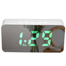 Digital Colorful RGB LED Mirror Alarm Clock