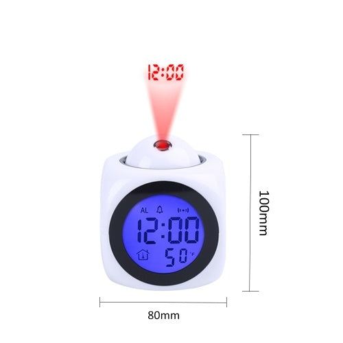 Multifunctional Alarm Clock Voice with Digital LCD Screen