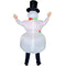 Adults Snowman Inflatable Costume Prop Blow Up Inflatable Fancy Dress