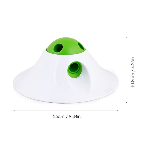 L'Chic Flying Saucer Shape Pet Leak Food Dispenser Toy