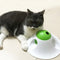 L'Chic Flying Saucer Shape Pet Leak Food Dispenser Toy