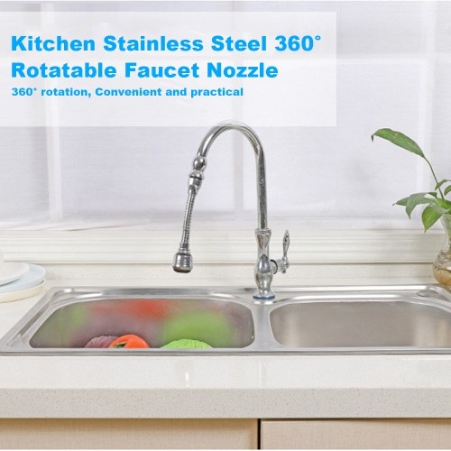 Stainless Steel Rotatable Water Saving Tap Faucet Nozzle