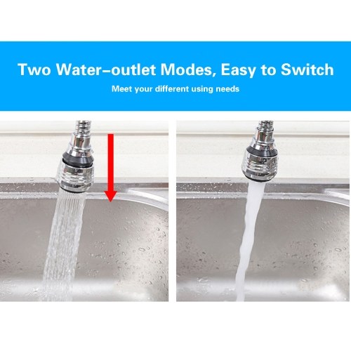 Stainless Steel Rotatable Water Saving Tap Faucet Nozzle