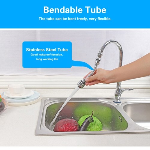 Stainless Steel Rotatable Water Saving Tap Faucet Nozzle