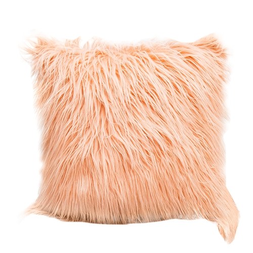 Long Plush Pillowcase Cushion Cover