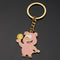 Fashion Simple Pig Key Ring