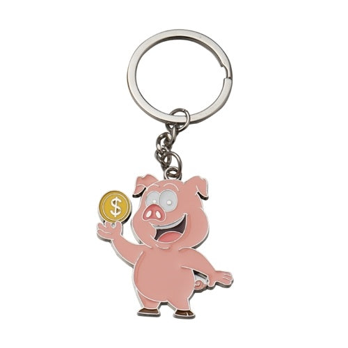 Fashion Simple Pig Key Ring