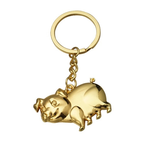 Fashion Simple Pig Key Ring