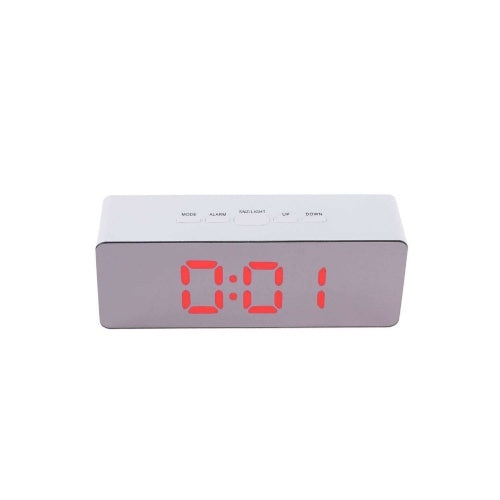 Multifunctional Plastic Mirror Digital Alarm Clock