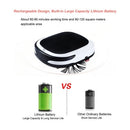 Ultra Thin Rechargeable Intelligent Robot Vacuum Cleaner