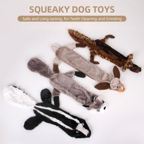 Squeaky Dog Toys Aggressive Chewers Dog Plush Toys for Small Medium Large Dog Pets