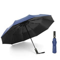 Auto Open/Close Windproof Travel Umbrella with UV Protection Tefloning Coating