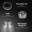 Water Bottle Stainless Steel Matte 300ml