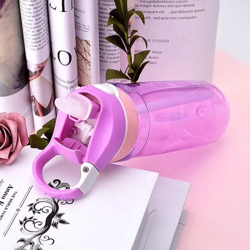 Water Bottle with Straw Portable Sports Water Cup