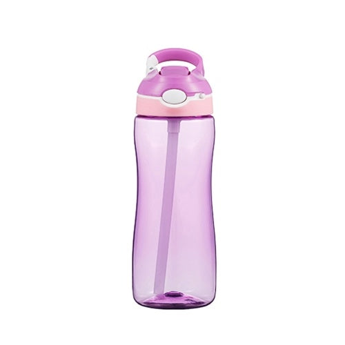 Water Bottle with Straw Portable Sports Water Cup