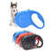 Retractable Dog Leash Pet Leash Adjustable Outdoor Walk Pet Leash for Dogs