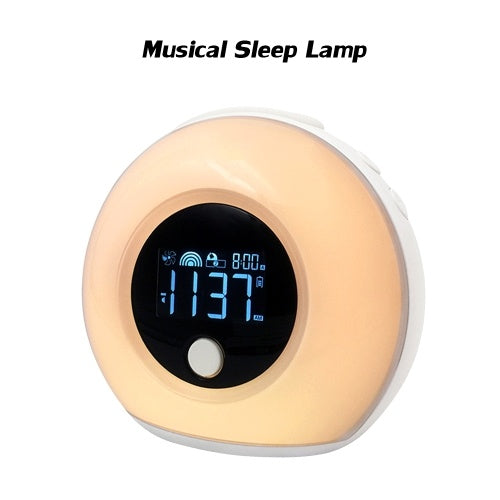 5 Watt Adjustable Alarm Clock Musical Sleep Lamp USB Color BT Speaker