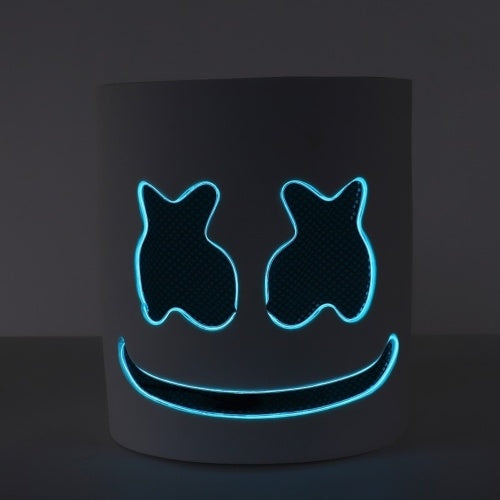 قناع خوذة EVA Marshmello Wire LED قناع الدعامة التنكرية