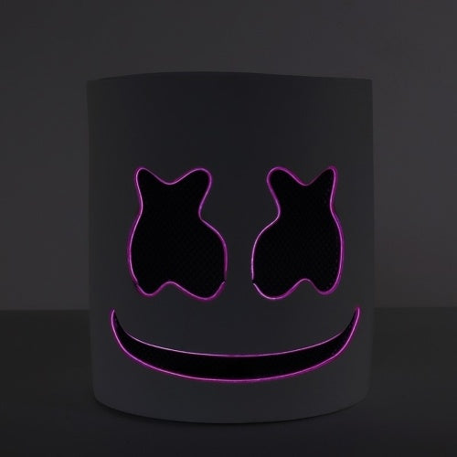 قناع خوذة EVA Marshmello Wire LED قناع الدعامة التنكرية