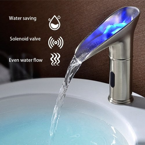 Automatic Touchless Sensor Bathroom Sink Faucet